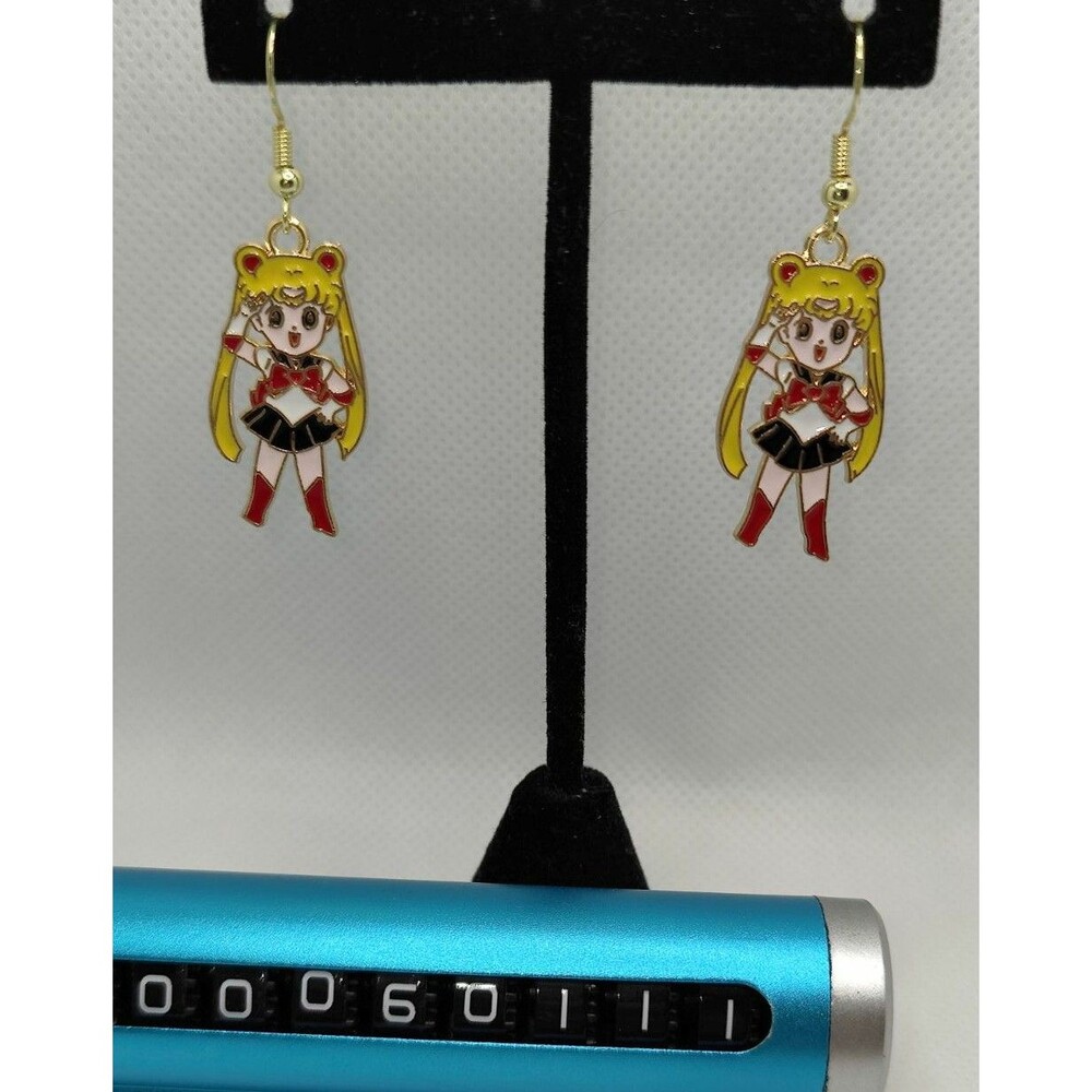 Sailor Moon Jupiter Makoto Kino Earrings